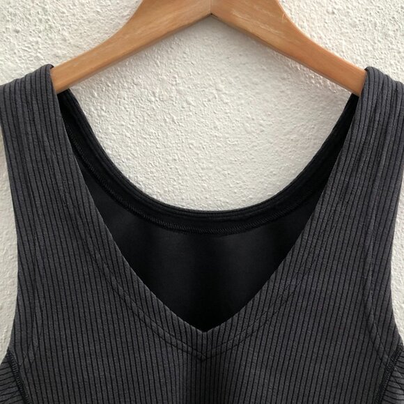 LULULEMON Ribbed Softstreme Cropped Tank Top Size 6 - Picture 5 of 12